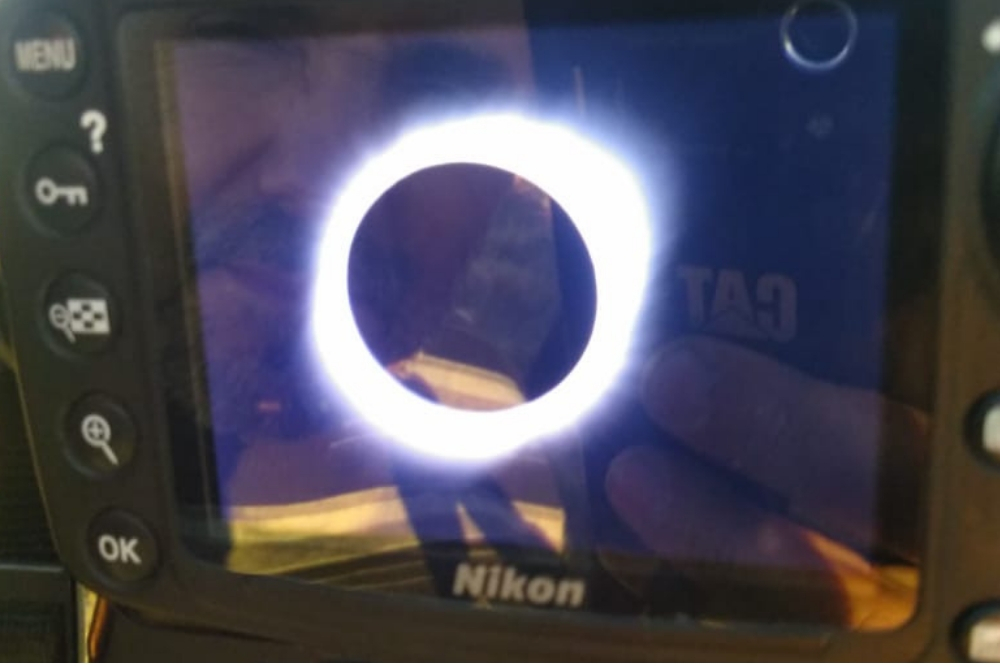 Eclipse total Cámara Carlos Galliano