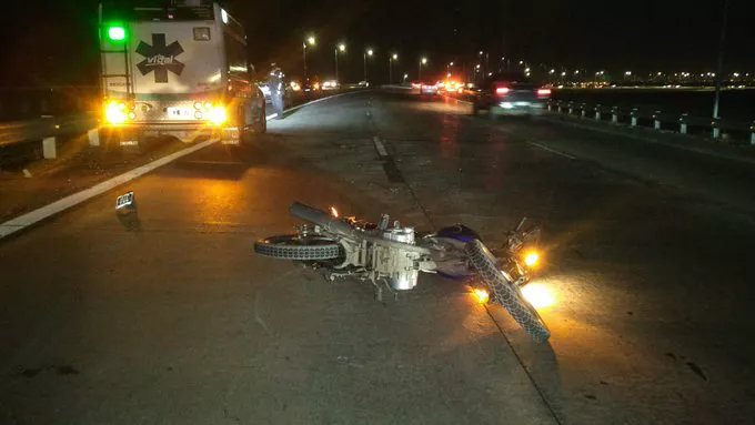 motociclista atropellado