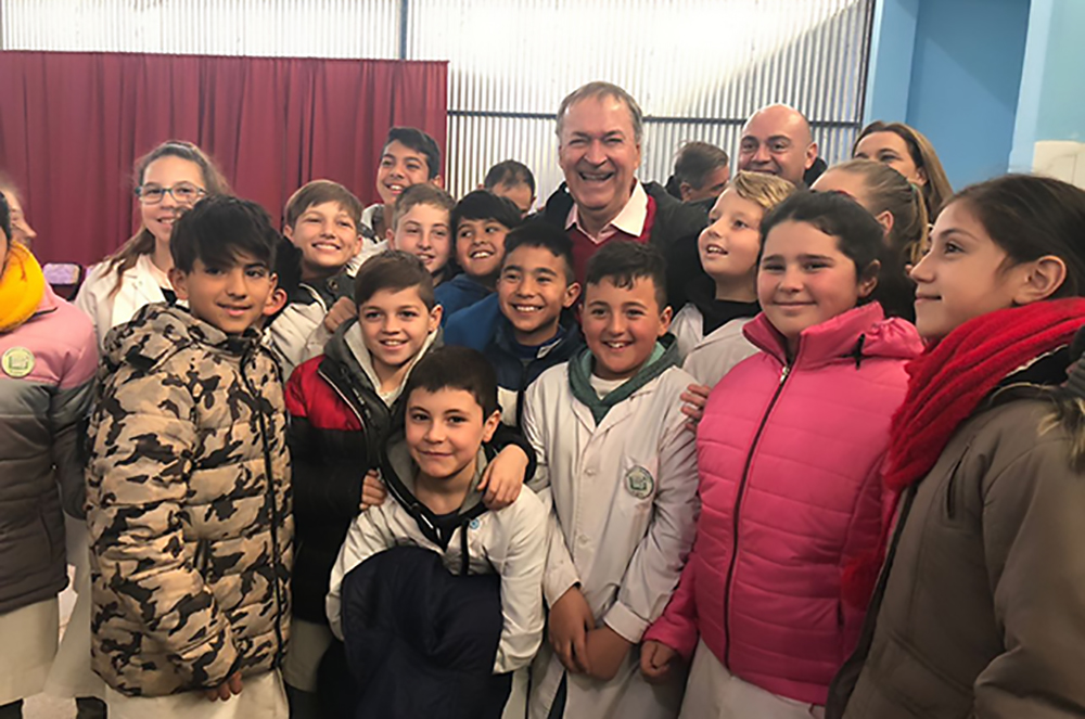 Schiaretti El Fortín Inauguración Escuela