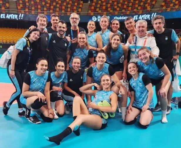 Las Panteras en los Juegos Panamericanos de Santiago de Chile (Twitter FEVA)