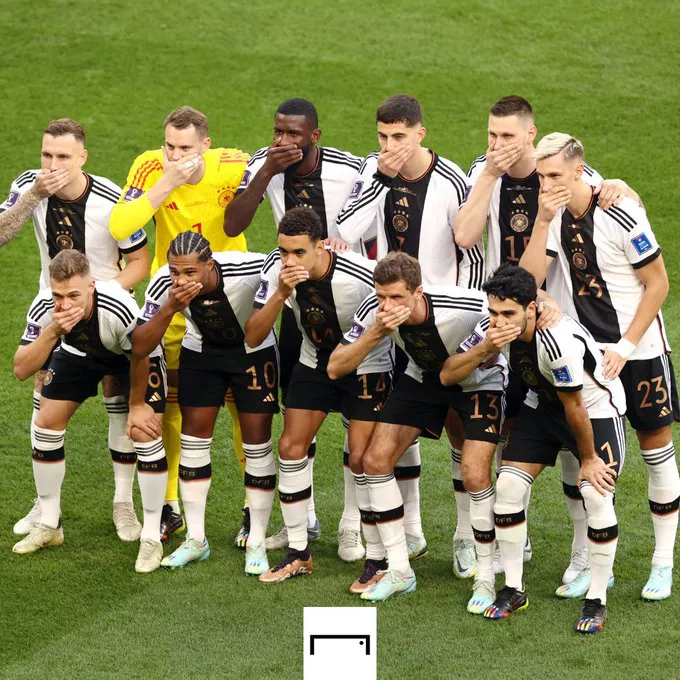 Alemania protesta en Qatar 2022