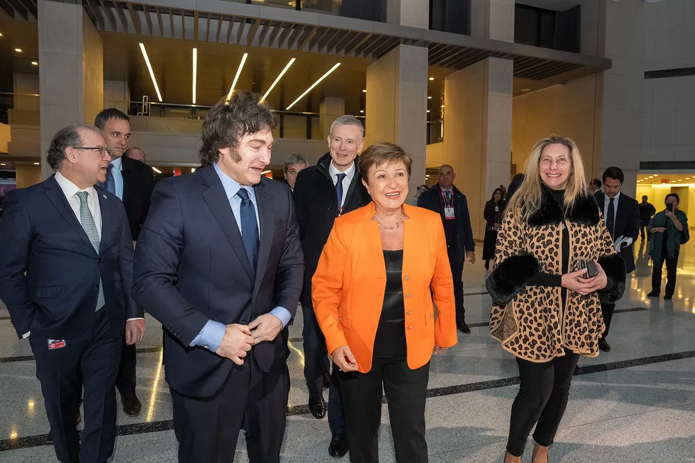 Milei y Georgieva