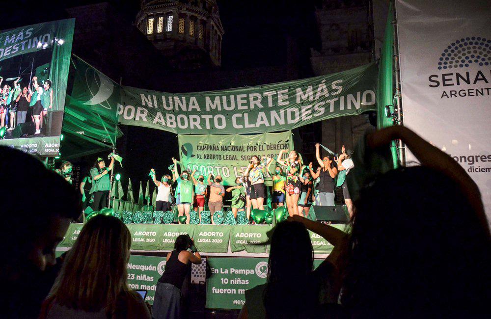 acto verde en el Congreso by Télam