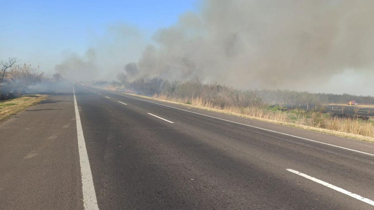 Incendio en las perdices La voz de san justo