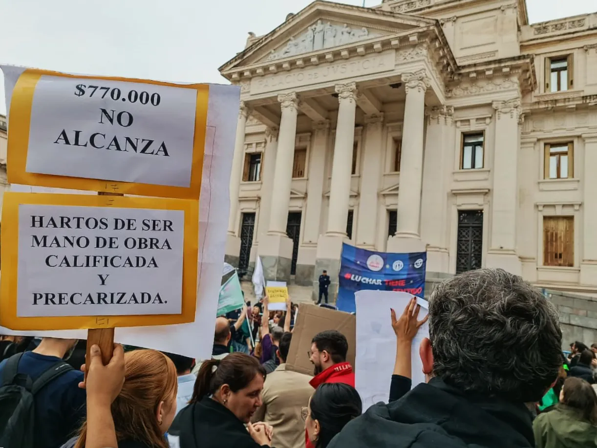 Manifestación de Judiciales (Miriam Campos LNM)