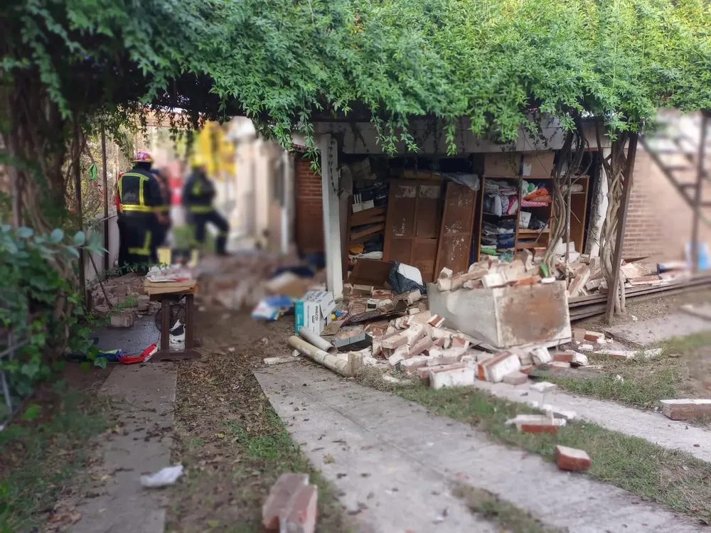 Explotó una garrafa en Carlos Paz (Carlos Paz Vivo)