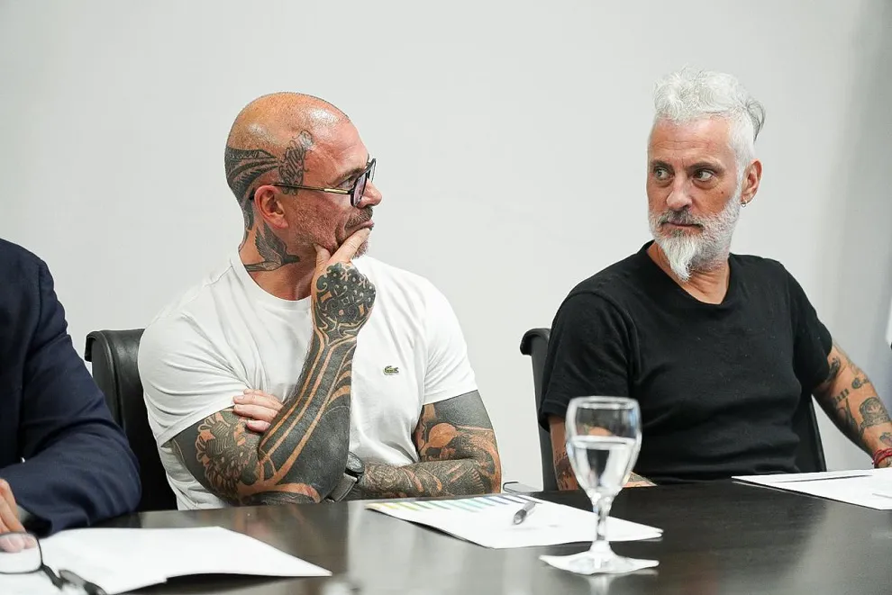 Carli Jiménez y José Palazzo en la Legislatura (Legislatura de Córdoba)