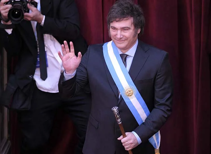 milei banda presidencial