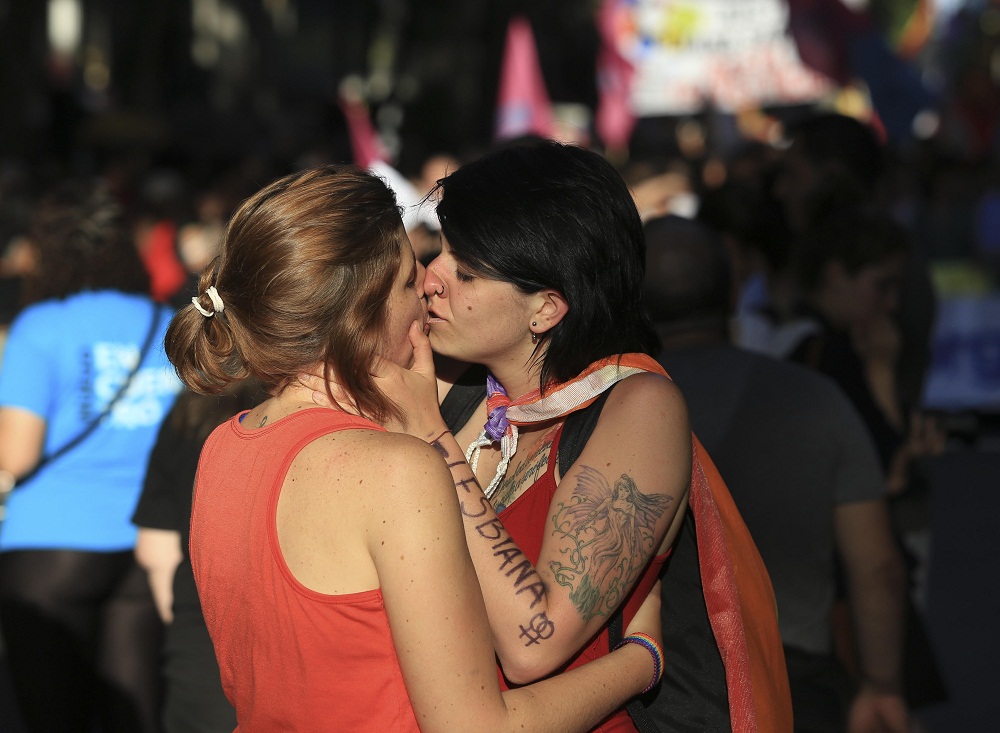 Marcha del Orgullo LGBTIQ (lesbianas, gays, bisexuales, trans, intersexuales y queers) foto NA