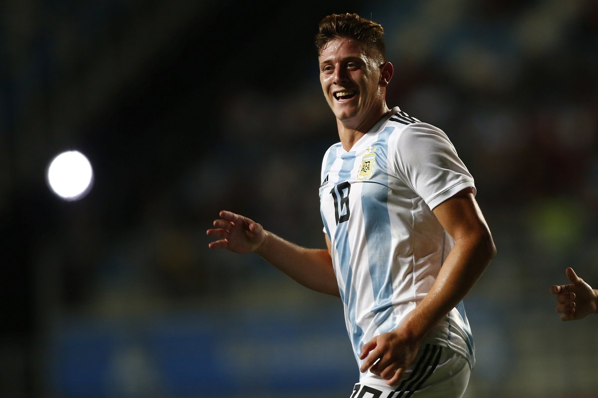 Sub 20: Con tres goles del cordobés Gaich ganó Argentina