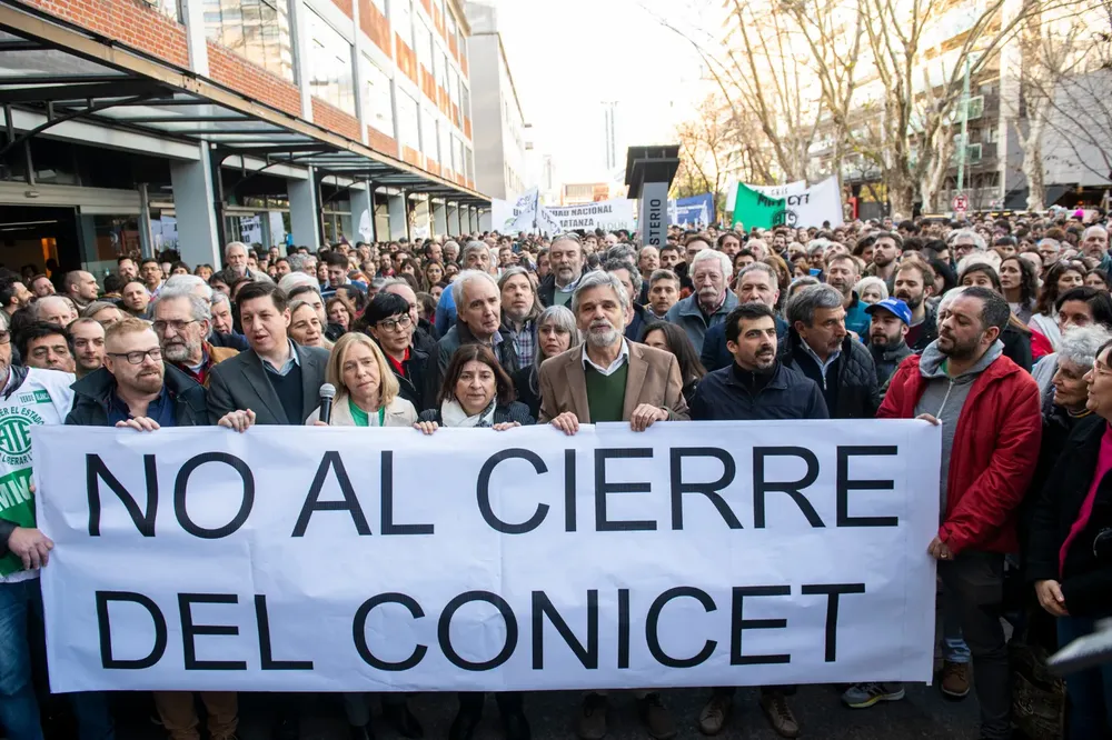 movilización del conicet