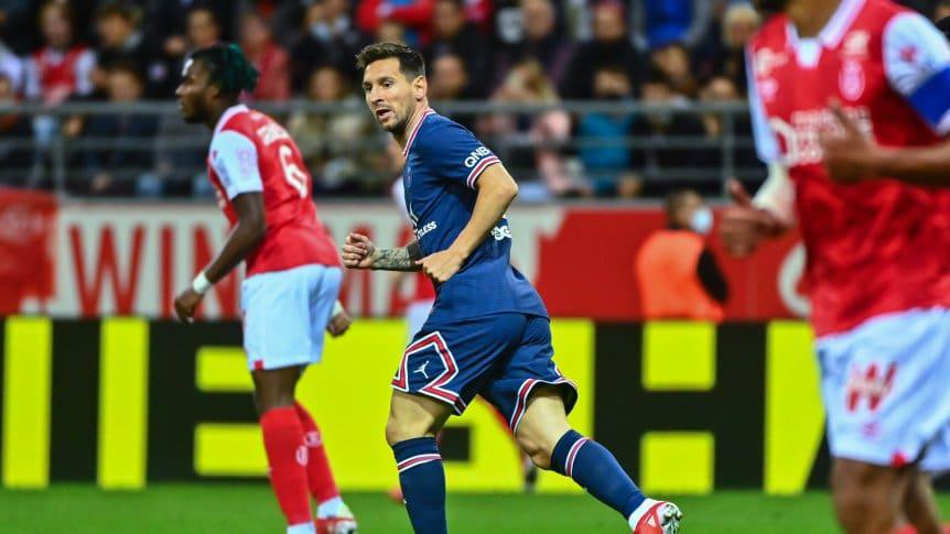 Messi debutó en PSG con una victoria ante Reims en la Ligue 1