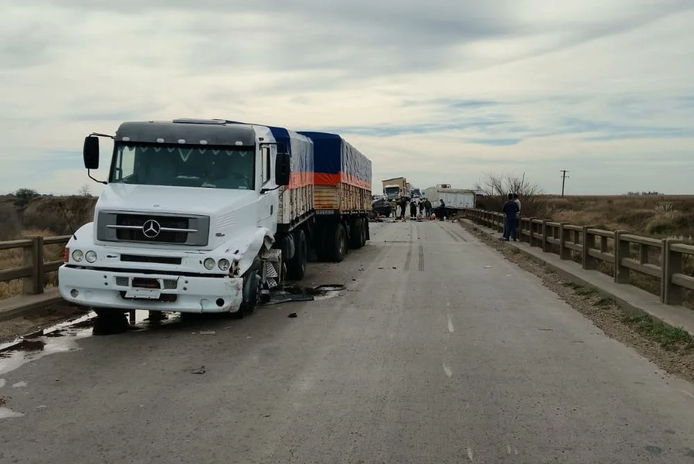 chque fatal ruta 35 Policía de Córdoba