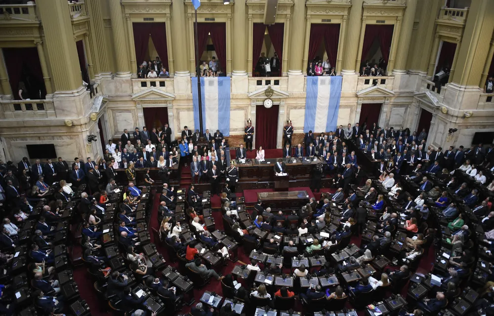 Milei en la Asamblea Legislativa (NA)