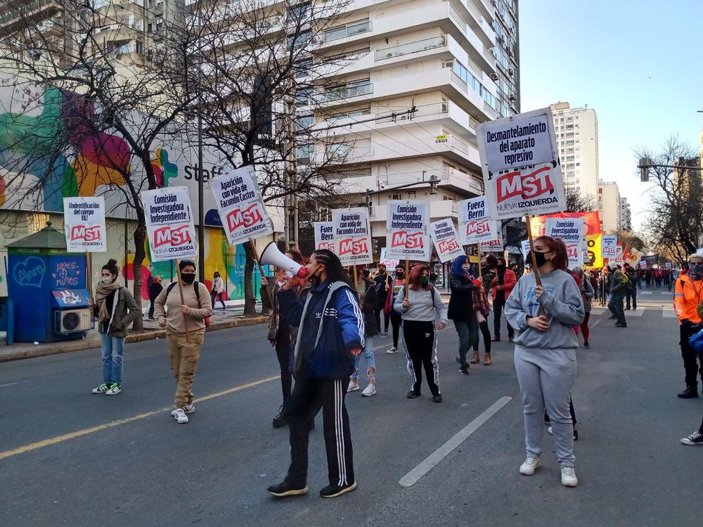 Luciana Echevarria marcha Facundo Astudillo Córdoba
