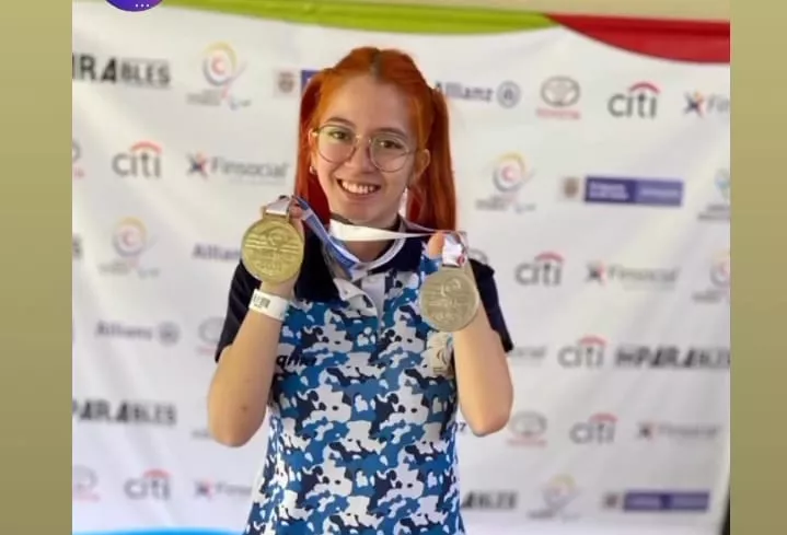 La cordobesa Rodríguez Belvedere se colgó la medalla de oro en Colombia