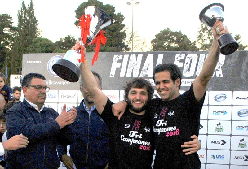La Unión Cordobesa de Rugby premia a Tala Tricampeón que levanta sus trofeos en 2016