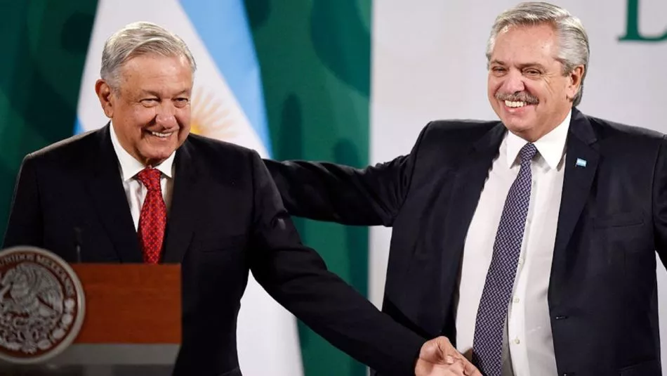 Fernández y AMLO by Télam