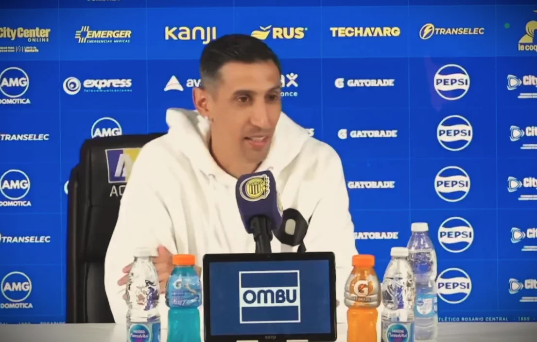 Conferencia de prensa de Angel Di María (captura)