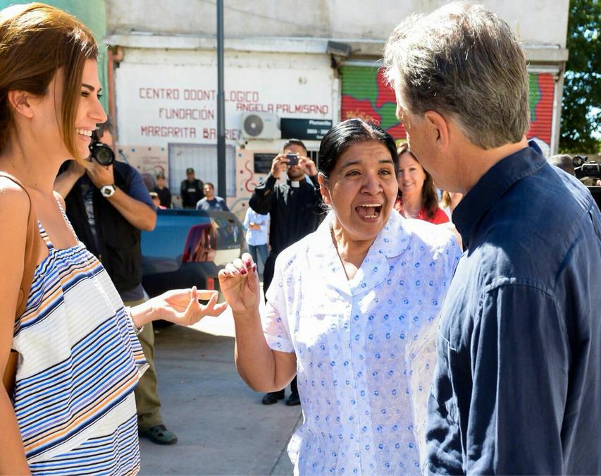 Macri y Margarita barrientos navidad by @MauricioMacri