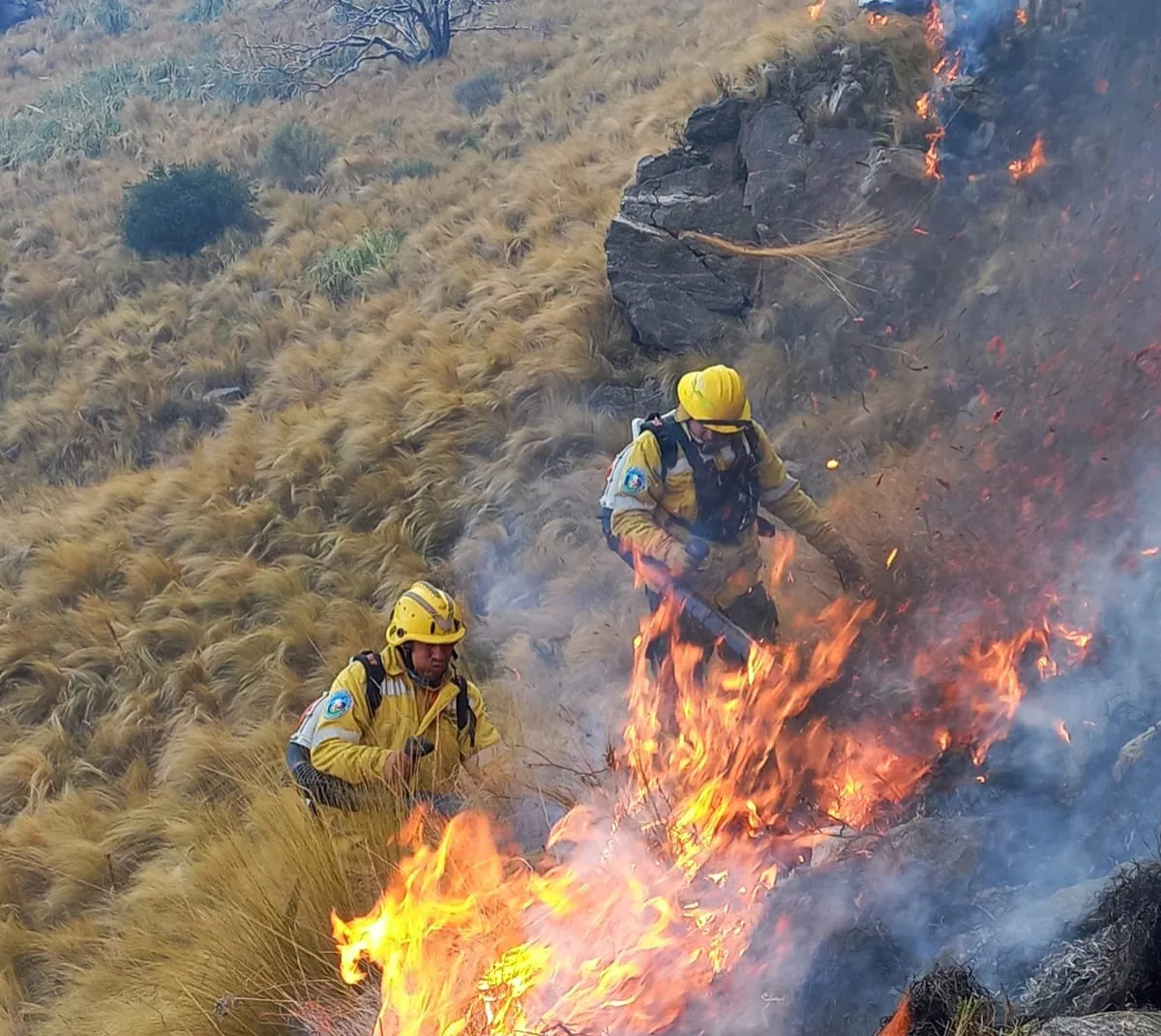Incendio en Traslasierras by Prensa Provincia