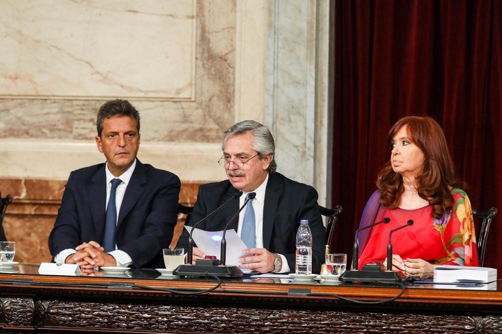 Fernández Cristina sesiones congreso