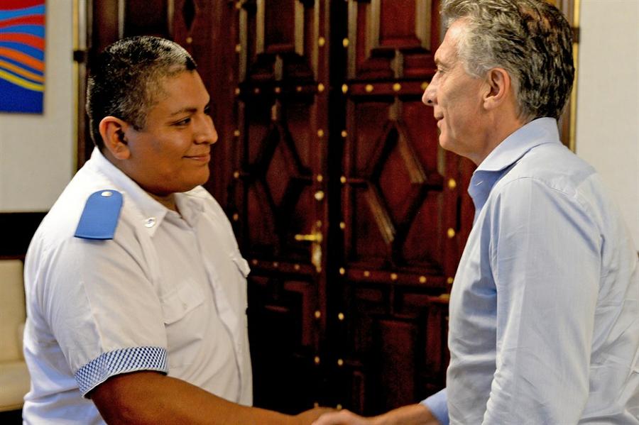 macri y chocobar by Presidencia de la Nación