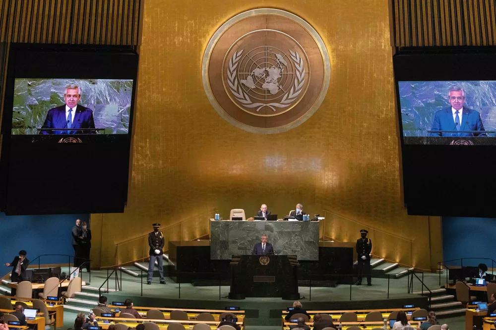 Fernández en la ONU by NA