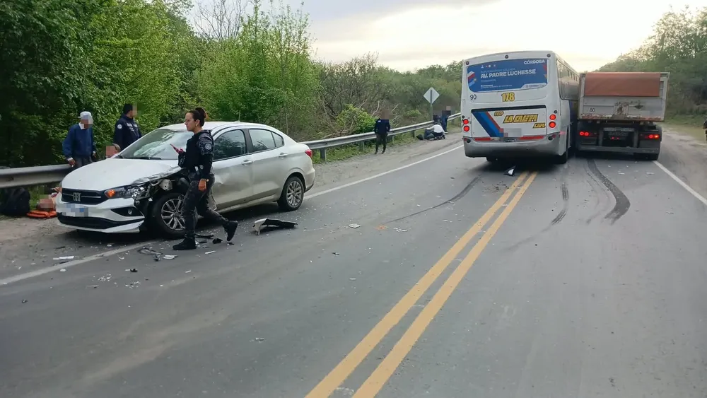 choque en ruta E-55