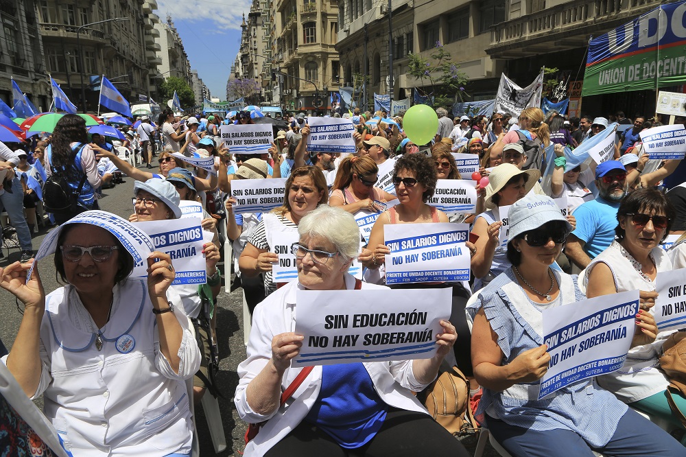 Protesta docente by Noticias Argentinas
