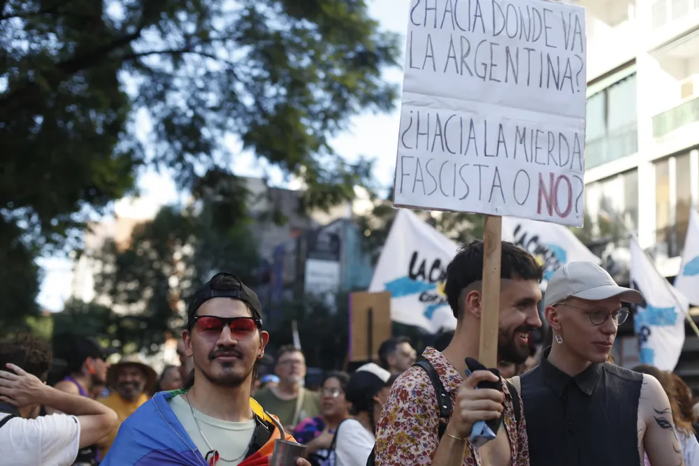 marcha antifascista federal por consu cabral
