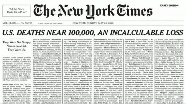 Portada New York TImes