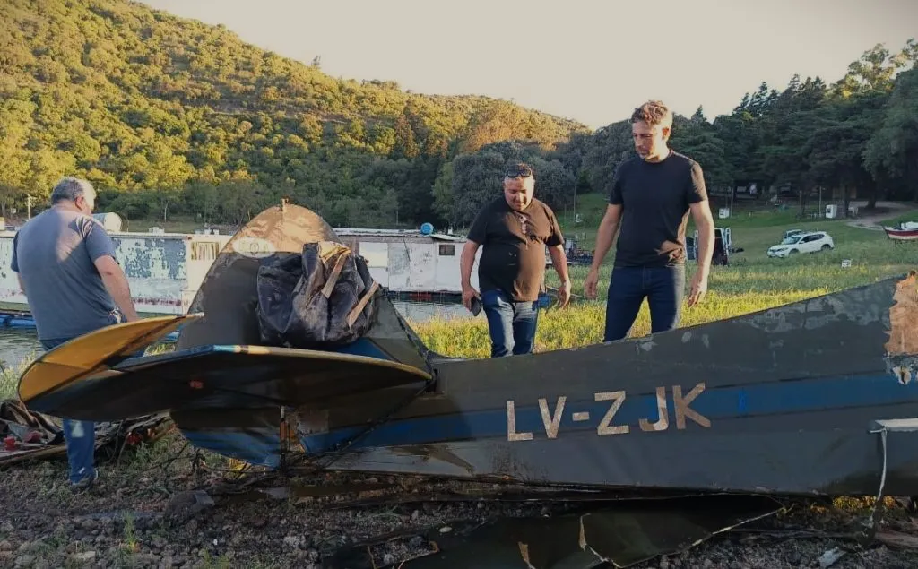 Rescate de avioneta en el Dique Los Molinos (Gobierno de Córdoba) 2