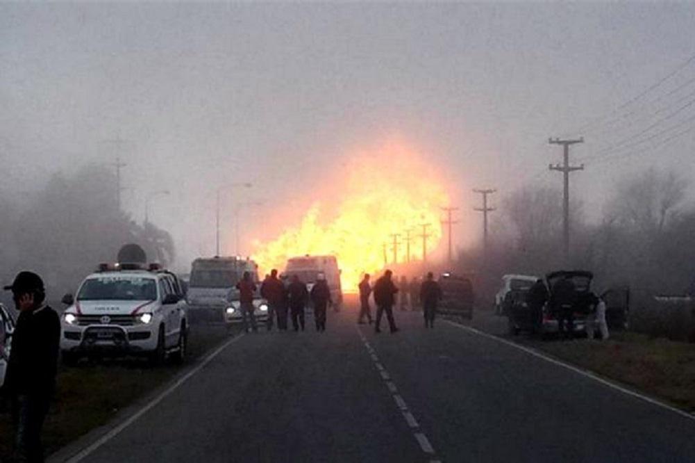 Explosión en el Gasoducto Troncal Norte-telam