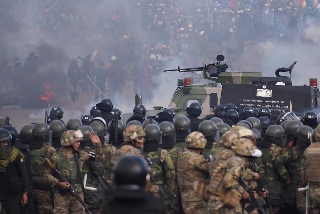 Represión en BOlivia, by Dico Solis