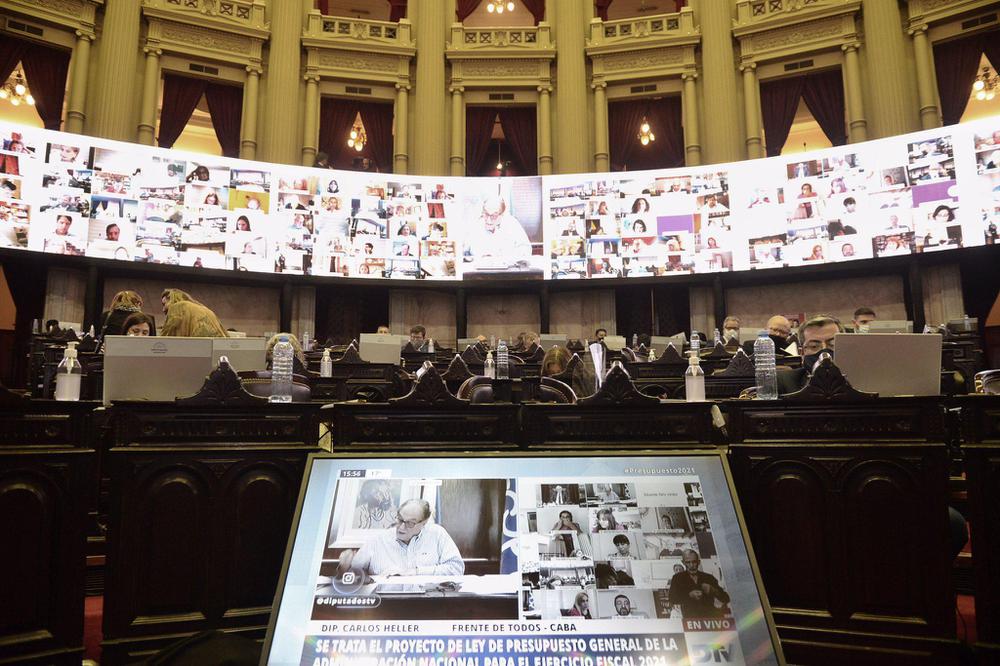 Debate de presupuesto 2021 prensa Diputados