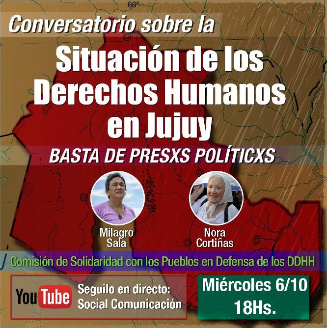 flyer Milagro Sala