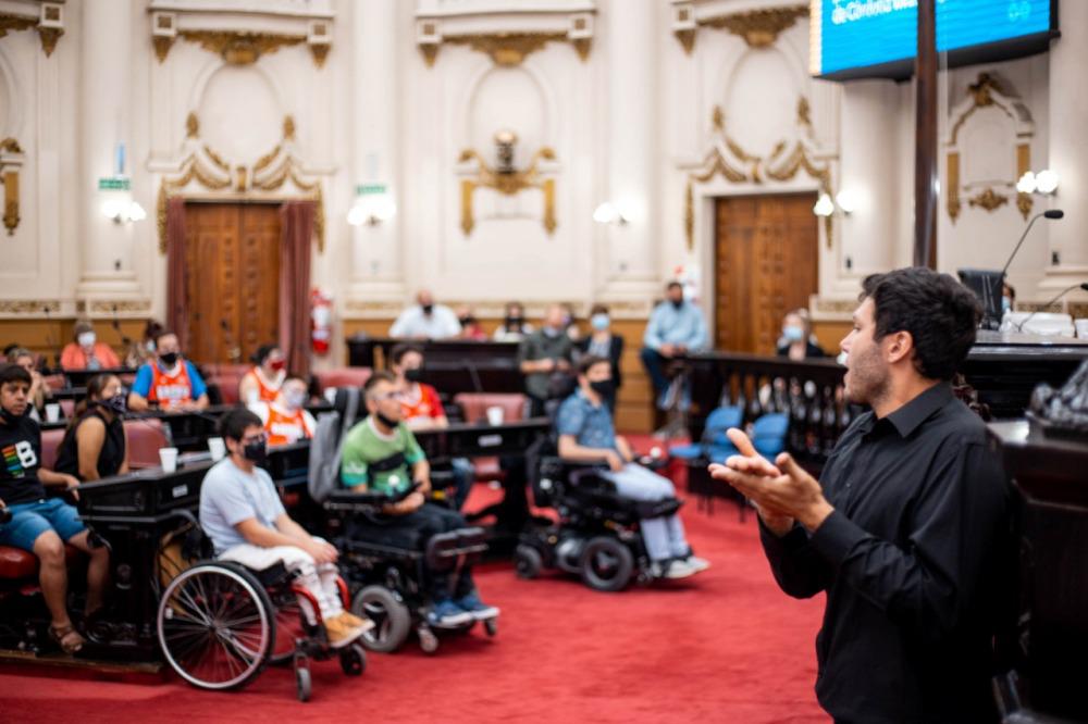 Entidades vinculadas a la discapacidad fueron “concejales por un día”