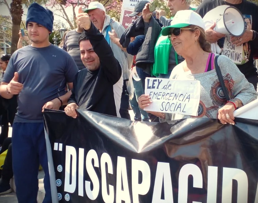 Manifestación del sector de la discapacidad en Córdoba (gentileza) 04