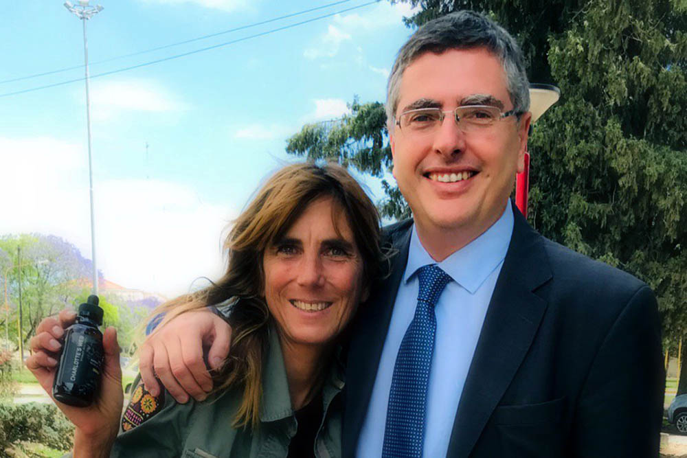 el abogado jorge orgaz y maría pia ivancich - cannabis medicinal