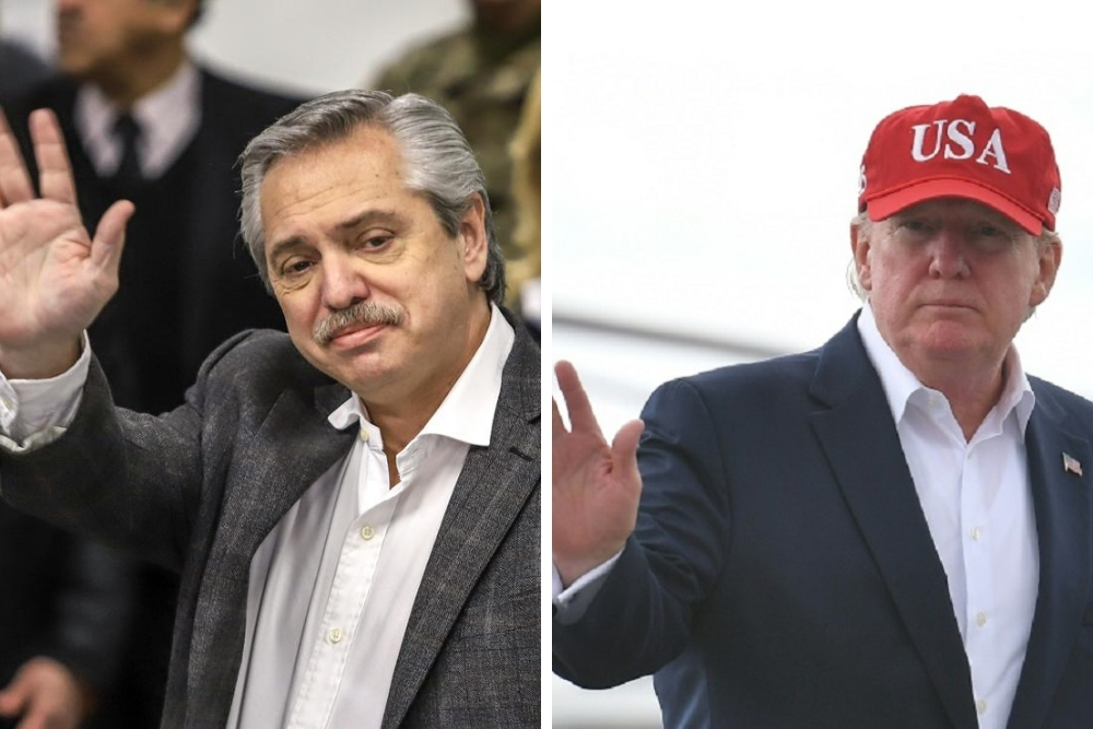 Fernández Trump collage