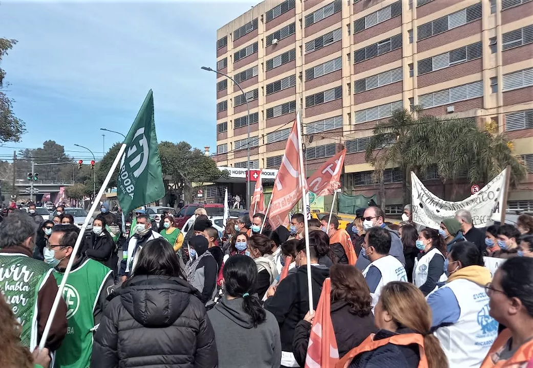 Movilización Trabajadoras y Trabajadores de la Salud (UTS) 2