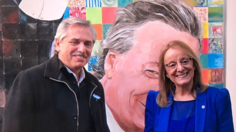Alberto Fernández y Alicia Kirchner