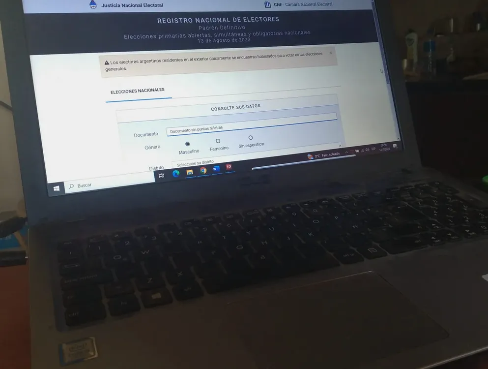 Consulta del Padrón Electoral
