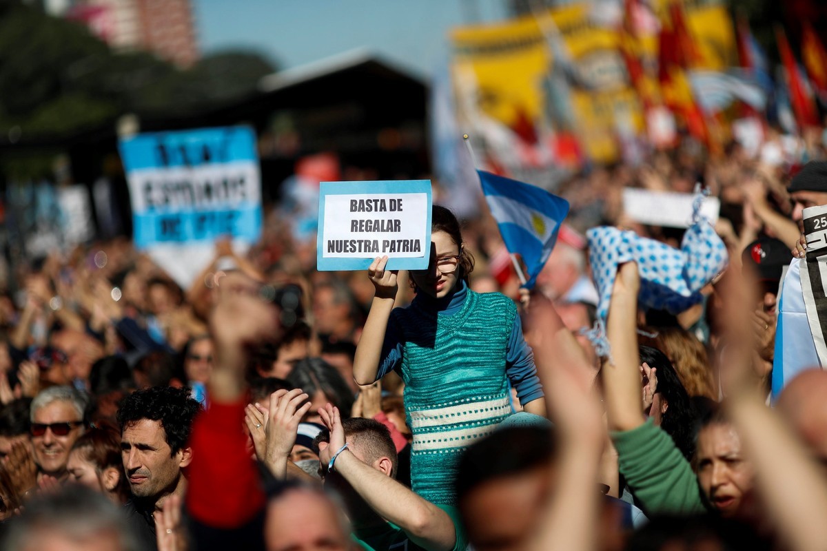 Marcha contra el FMI by Efe