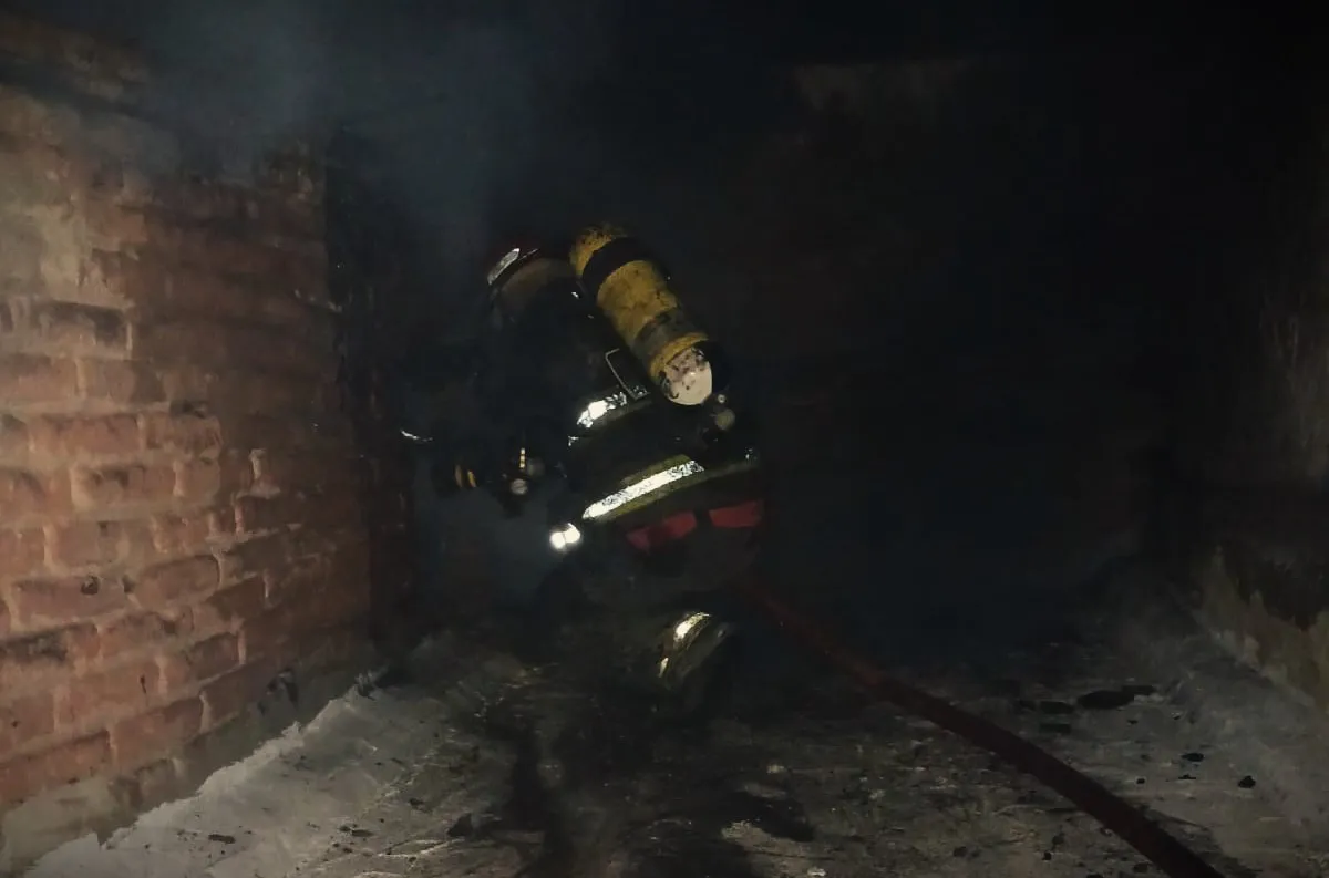 Incendio en una vivienda (Policía)