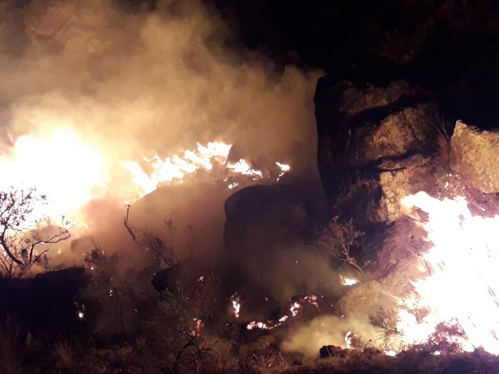 incendios forestales. Foto Federación de Bomberos Voluntarios