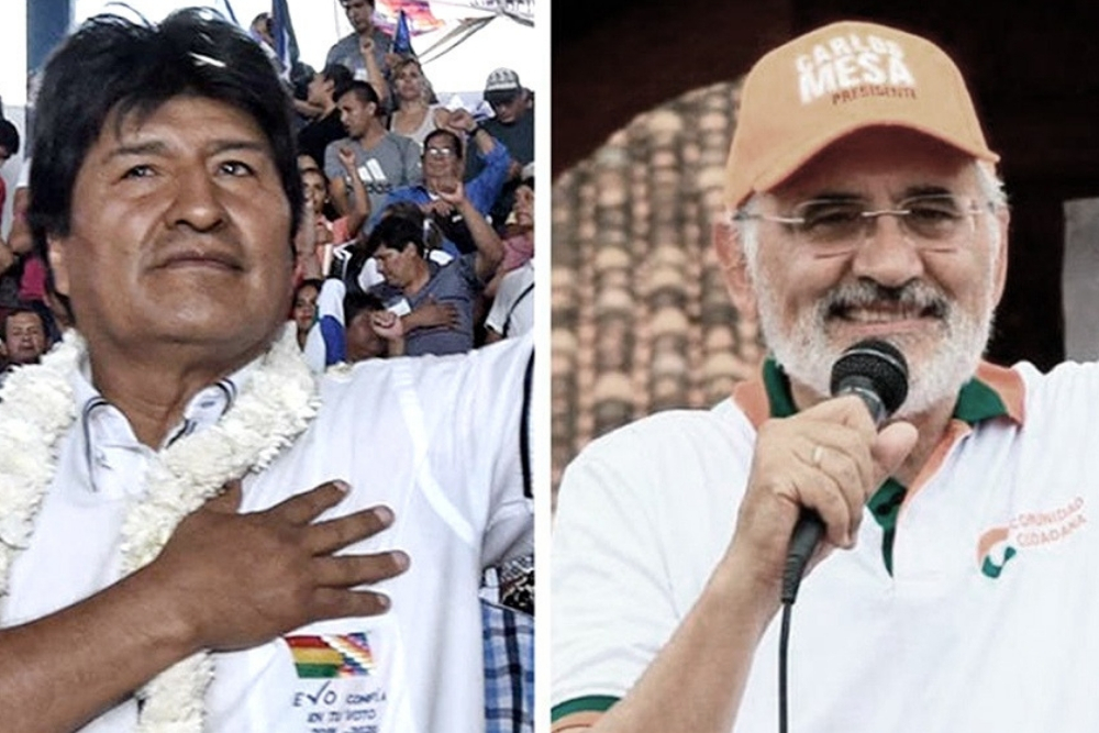 Bolivia Elecciones Morales Mesa Telam