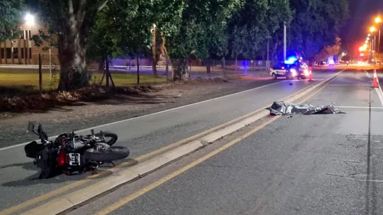 robo y accidente en Sierras Chicas