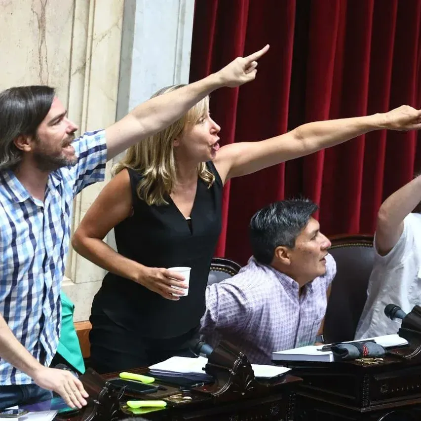 Nicolás Del Caño, Myriam Bregman y Alejandro Vilca (NA)